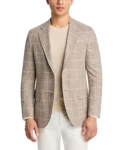 Peter Millar Peter Millar Hyperlight Windowpane Regular Fit Soft Jacket