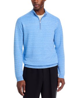 Peter Millar Peter Millar Saratoga Striped Quarter Zip Sweater
