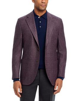 Peter Millar Peter Millar Tailored Fit Hyperlight Melange Textured Solid Sport Coat