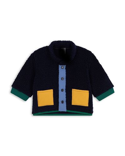 Petit Bateau Petit Bateau Boys' Color Blocked Fleece Jacket- Baby