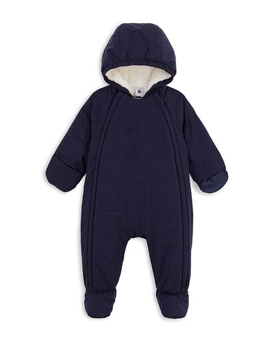 Petit Bateau Petit Bateau Boys' Hooded Footed Snowsuit