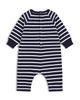 Petit Bateau Petit Bateau Boys' Long Sleeve Striped Romper - 2