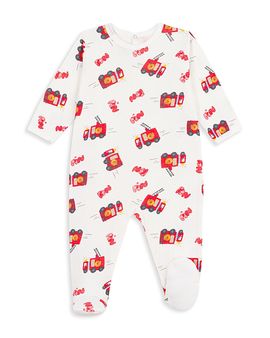 Petit Bateau Petit Bateau Boys' Printed Footie One Piece