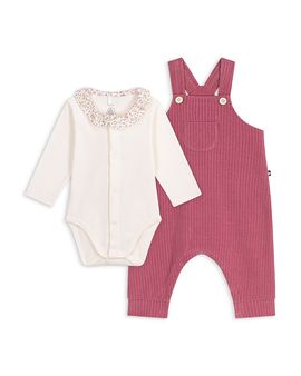 Petit Bateau Petit Bateau Girls' Bodysuit & Overalls Set