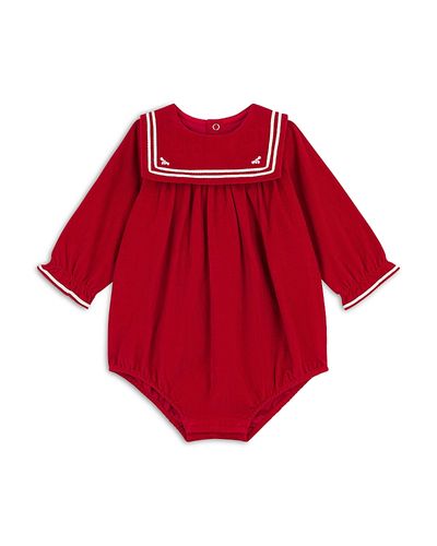 Petit Bateau Petit Bateau Girls' Corduroy Long Sleeve Body Suit