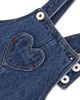 Petit Bateau Petit Bateau Girls' Denim Overalls - 4
