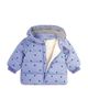 Petit Bateau Petit Bateau Girls' Printed Hooded Puffer Jacket - 4
