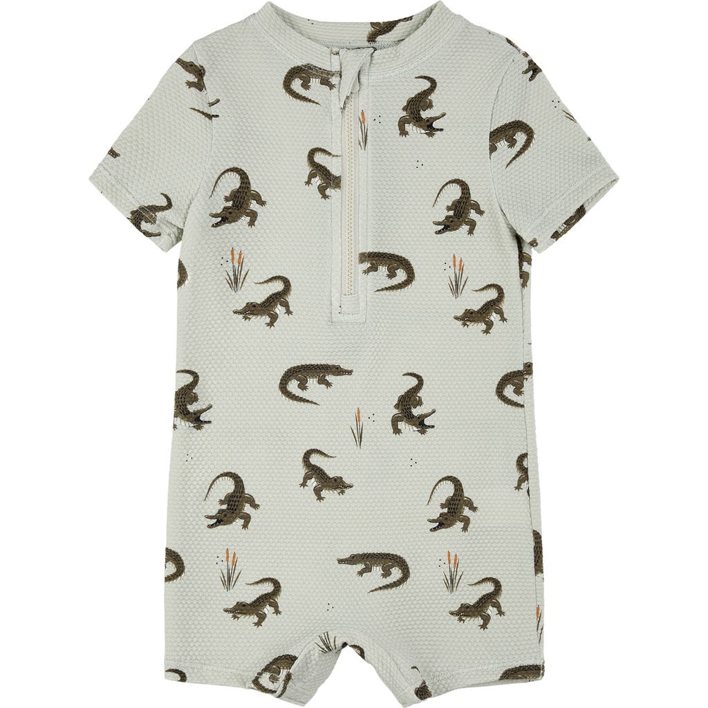 Petit Lem Petit Lem Crocodile UPF 50+ One-Piece Swimsuit