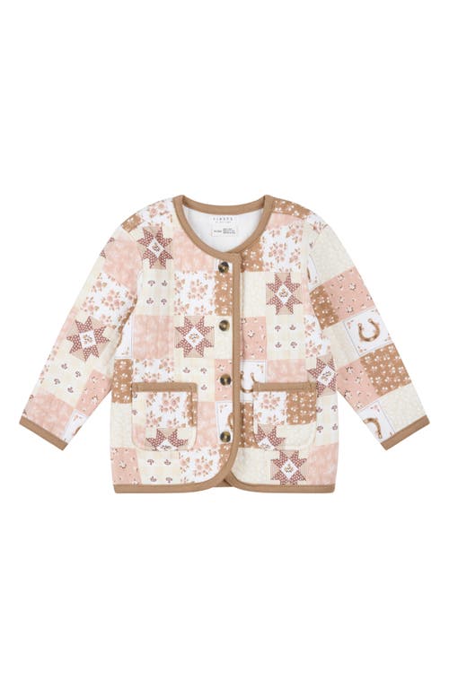 Petit Lem Petit Lem Kids' Quilted Patchwork Cardigan