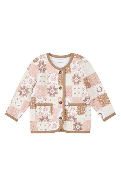 Petit Lem Petit Lem Kids' Quilted Patchwork Cardigan