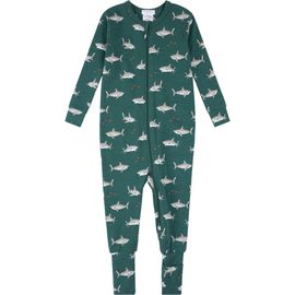 Petit Lem Petit Lem Print Convertible One-Piece Pajamas