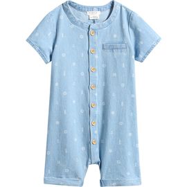 Petit Lem Petit Lem Seaside Chambray Romper