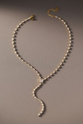 Petit Moments Baguette Y Necklace