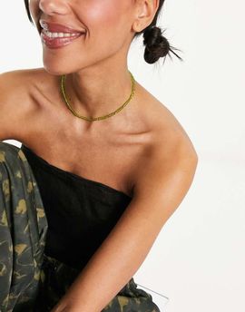 Petit Moments Petit Moments beaded necklace in green