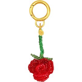 Petit Moments Petit Moments Beaded Rosette Key Chain