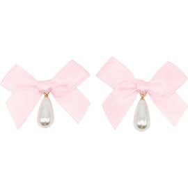 Petit Moments Petit Moments Bow Imitation Pearl Drop Earrings