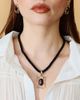 Petit Moments Petit Moments Coastal Gem Necklace in Brown, Women's at Urban Outfitters - 1