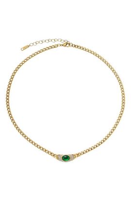 Petit Moments Petit Moments Emerald Pendant Necklace 