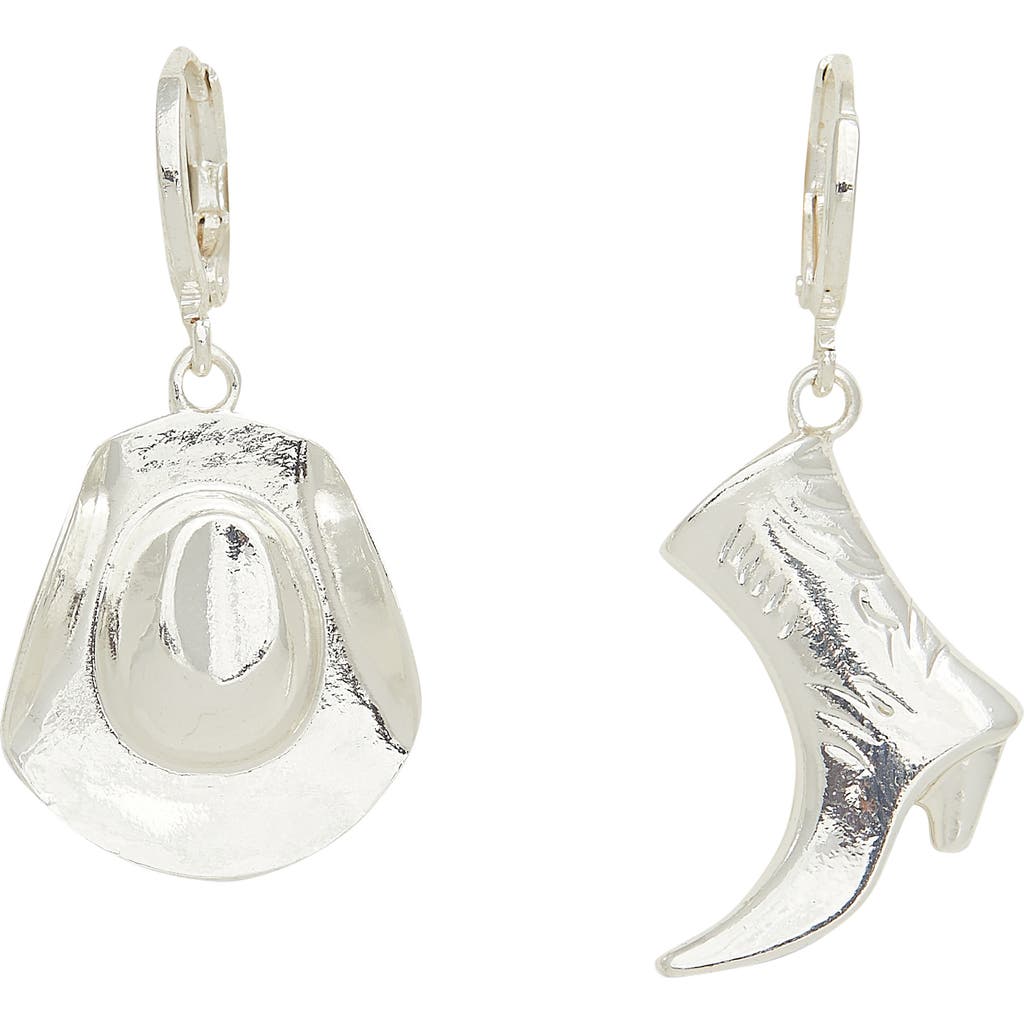 Petit Moments Petit Moments Faye Mismatched Western Drop Earrings