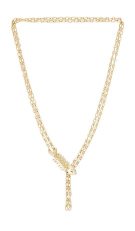 petit moments petit moments Fish Bone Necklace