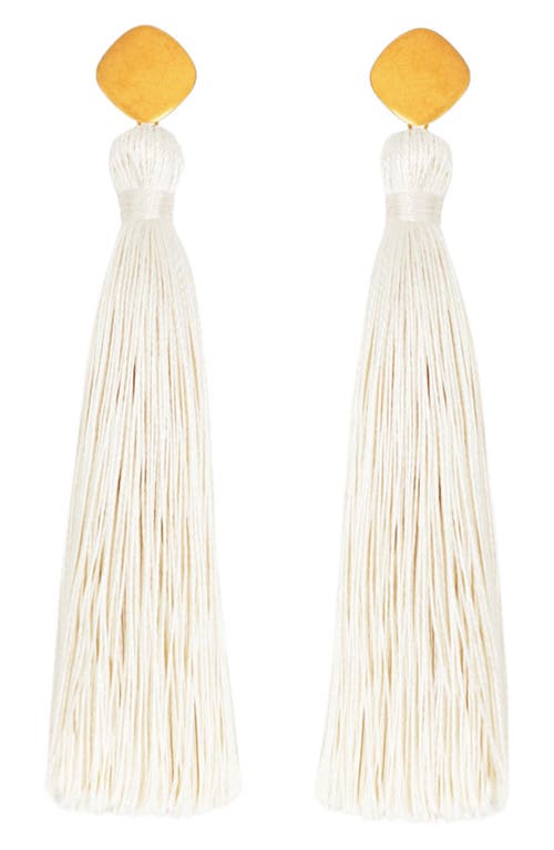 Petit Moments Petit Moments Fringe Tassel Linear Earrings
