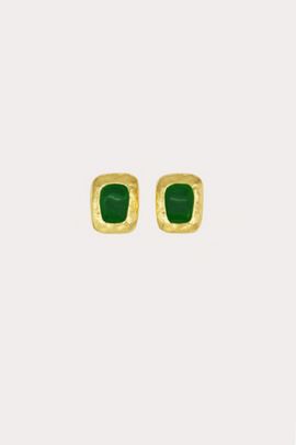 Petit Moments Petit Moments Giovana Earrings in Gold/Green, Women's at Urban Outfitters