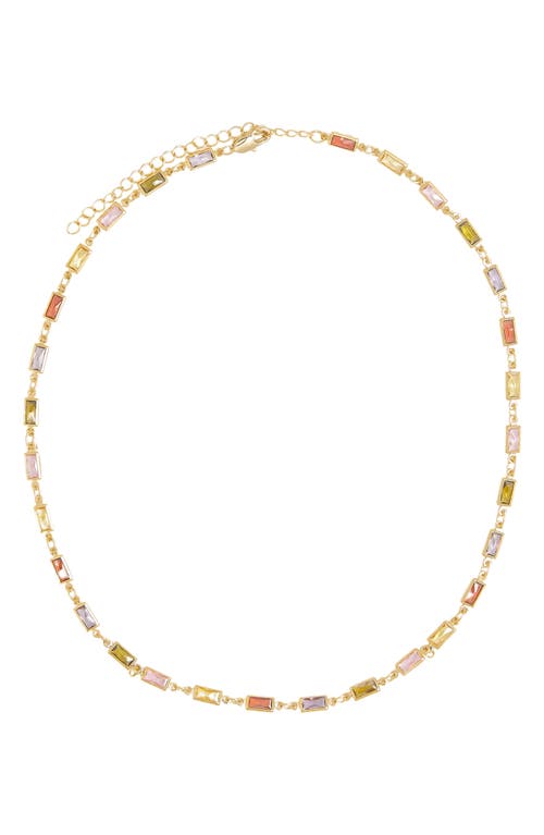 Petit Moments Petit Moments Goldie Crystal Station Necklace