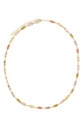 Petit Moments Petit Moments Goldie Crystal Station Necklace