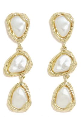 Petit Moments Petit Moments Heights Faux Pearl Drop Earrings