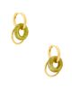 petit moments petit moments Jade Circle Hoop Earrings - 1