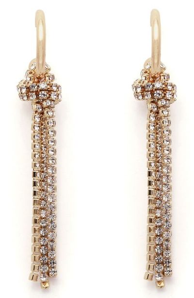 Petit Moments Petit Moments Knotted Glitz Drop Earrings