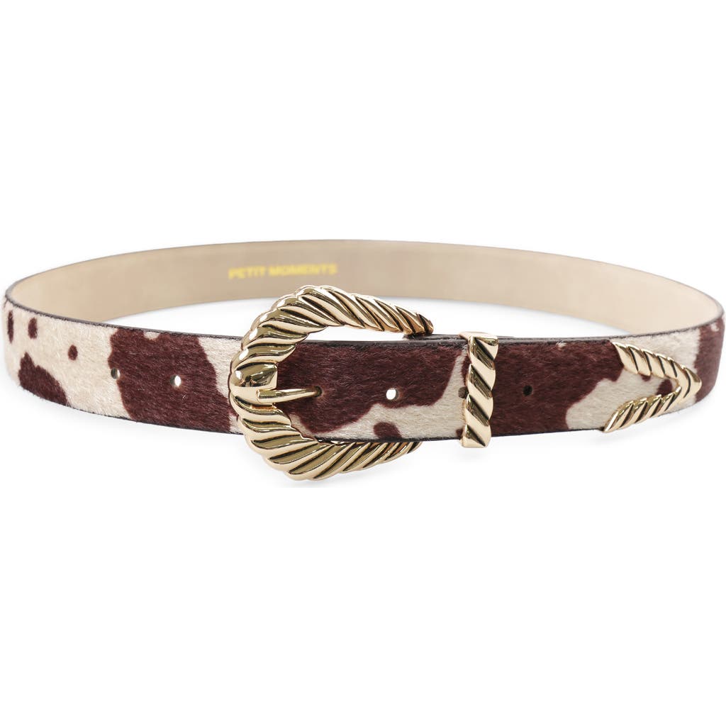Petit Moments Petit Moments Modern Rodeo Faux Calf Hair Belt