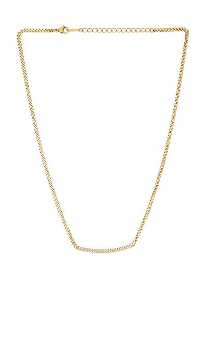 petit moments petit moments Pave Bar Necklace
