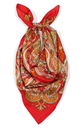 Petit Moments Petit Moments Penny Paisley Square Scarf