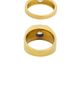petit moments petit moments Round Stone Statement Ring Set Of 2 - 2