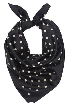 Petit Moments Petit Moments Satin Polka Dot Square Scarf