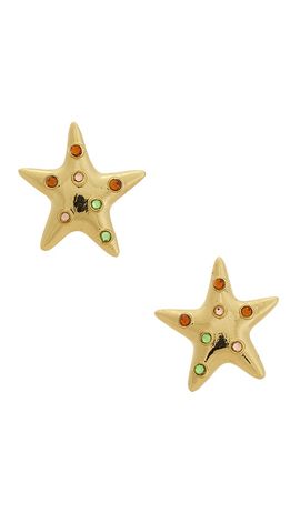 petit moments petit moments Small Sea Star Earrings