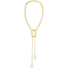 Petit Moments Petit Moments Solar Faux Pearl Y-Necklace