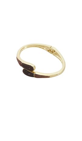 petit moments petit moments Thin Livorno Stone Wrap Cuff