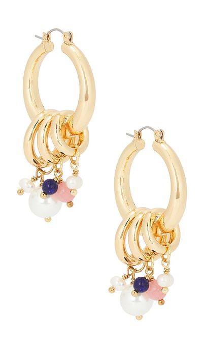 petit moments petit moments Voyage Hoop Earrings