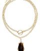 Petit Moments Petit Moments Wander Stone Pendant Layered Necklace - 1