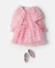 Petite Amalie Petite Amalie Cape-detail ruffled tulle dress - 2