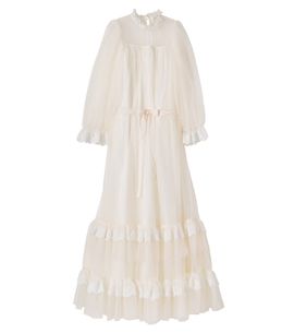 Petite Amalie Petite Amalie Ruffled lace-trimmed tulle dress