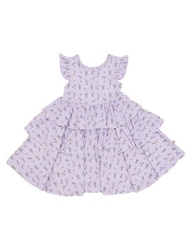Petite Hailey Petite Hailey Girls' Bamboo Ruffle Layered Dress