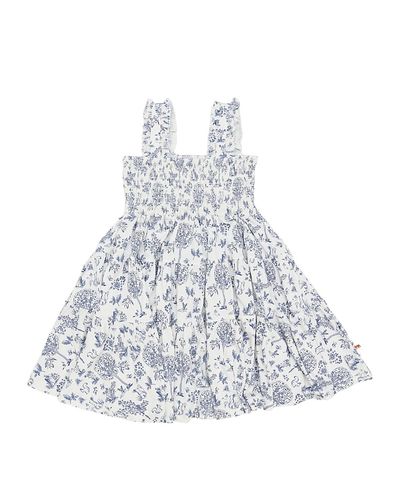 Petite Hailey Petite Hailey Girls' Bamboo Ruffle Strap Dress