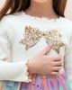 Petite Hailey Petite Hailey Girls' Bow Layered Tutu Dress - 2