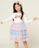 Petite Hailey Petite Hailey Girls' Bow Layered Tutu Dress - 3