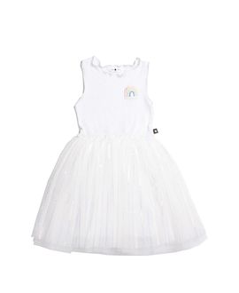 Petite Hailey Petite Hailey Girls' Chloe Rainbow Tutu Dress