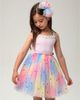 Petite Hailey Petite Hailey Girls' Flower Lace Tutu Dress - 2