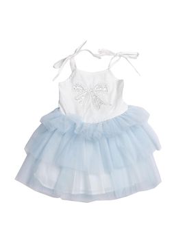 Petite Hailey Petite Hailey Girls' Kai Bow Tutu Dress